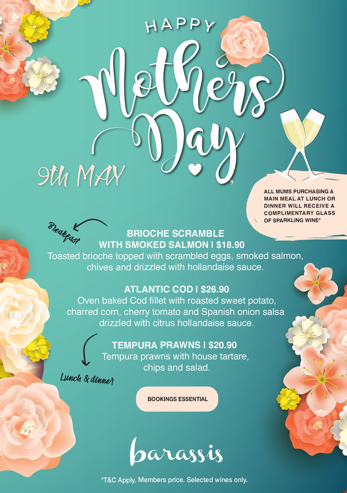 Mother’s Day Specials Cazalys