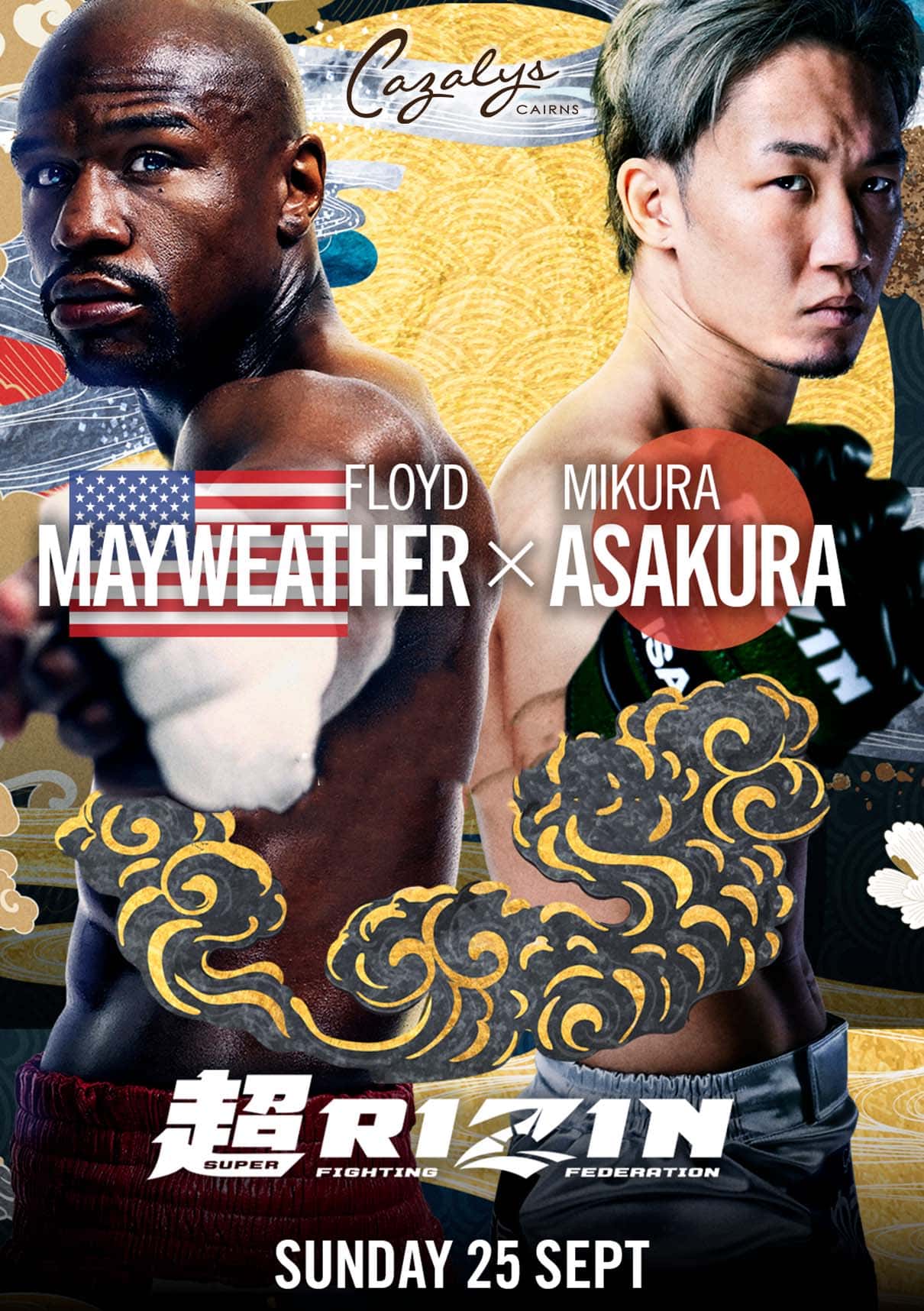 Floyd Mayweather vs Mikuru Asakura Cazalys