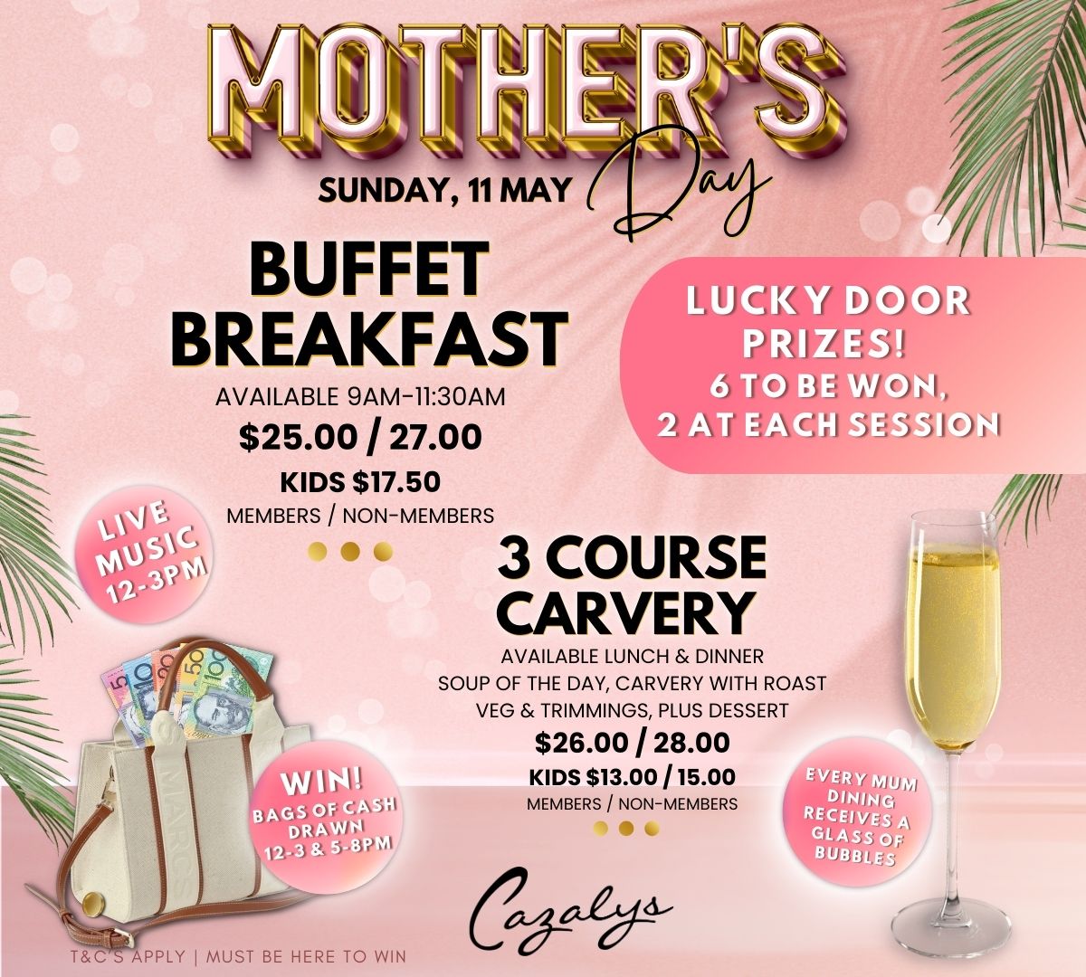 Mothers Day at Cazalys