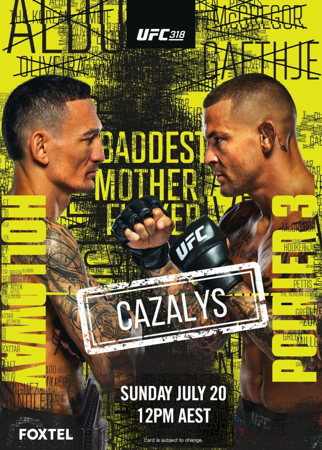 Ufc 318 Cazalys