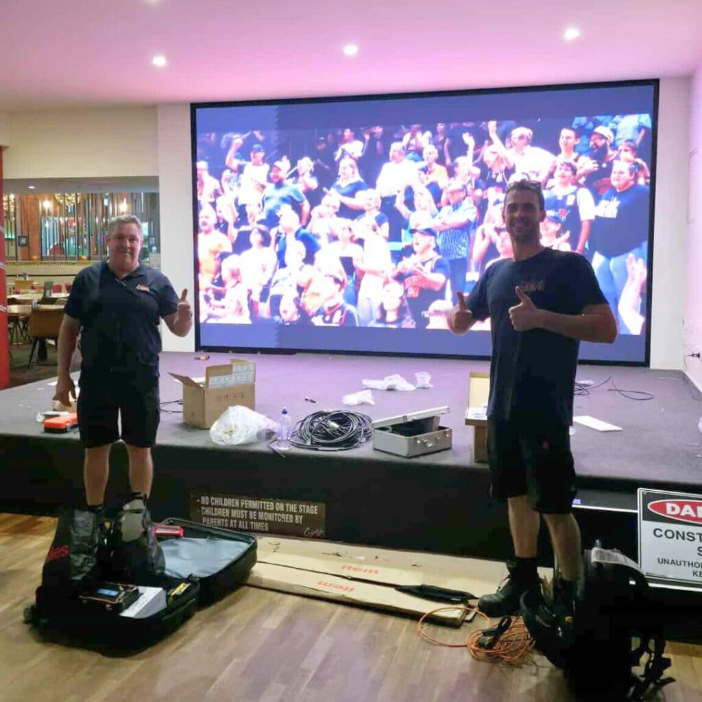 MASSIVE New Television Installed in the Lounge | Cazalys
